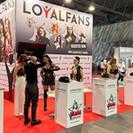 Loyalfans Booth at Erochain Expo